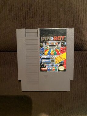 PinBot (Nintendo NES, 1990) Authentic